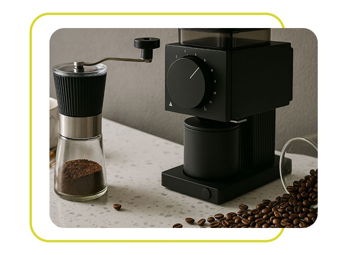 ترخیص و واردات قطعات قهوه ساز و اسیاب قهوه